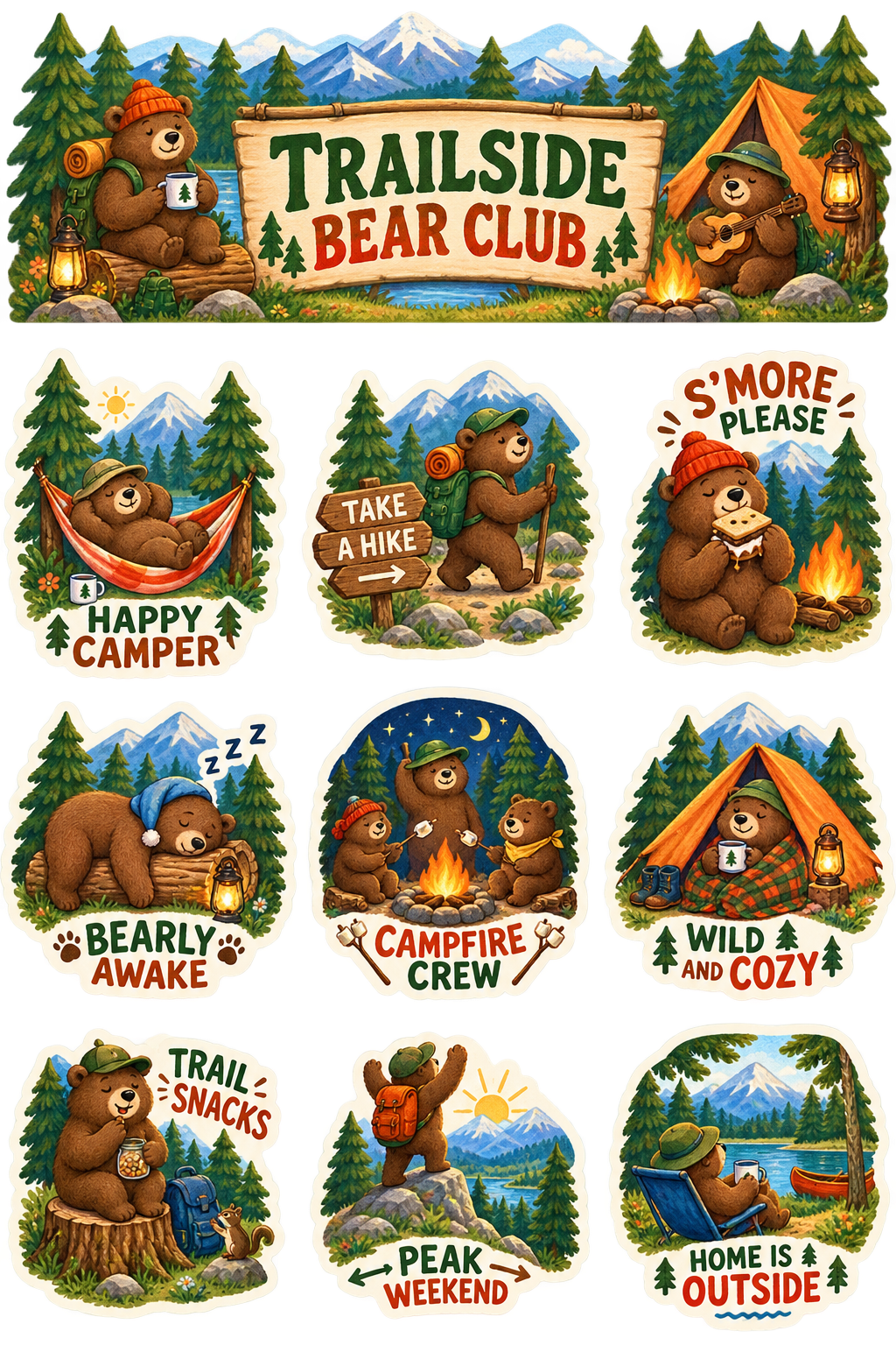 Camping Bears - image 1