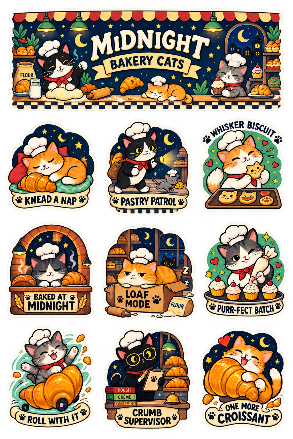 Midnight Bakery Cats - image 1