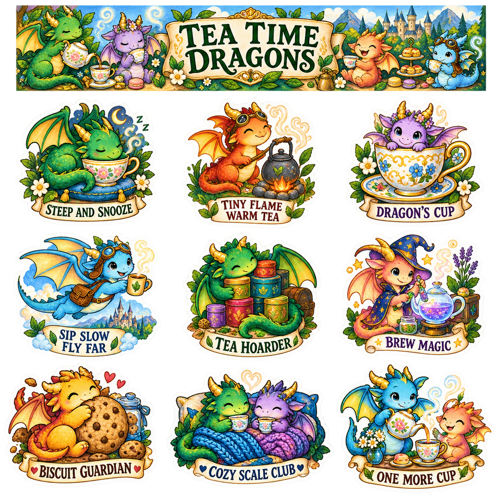 Tea Time Dragons - image 1