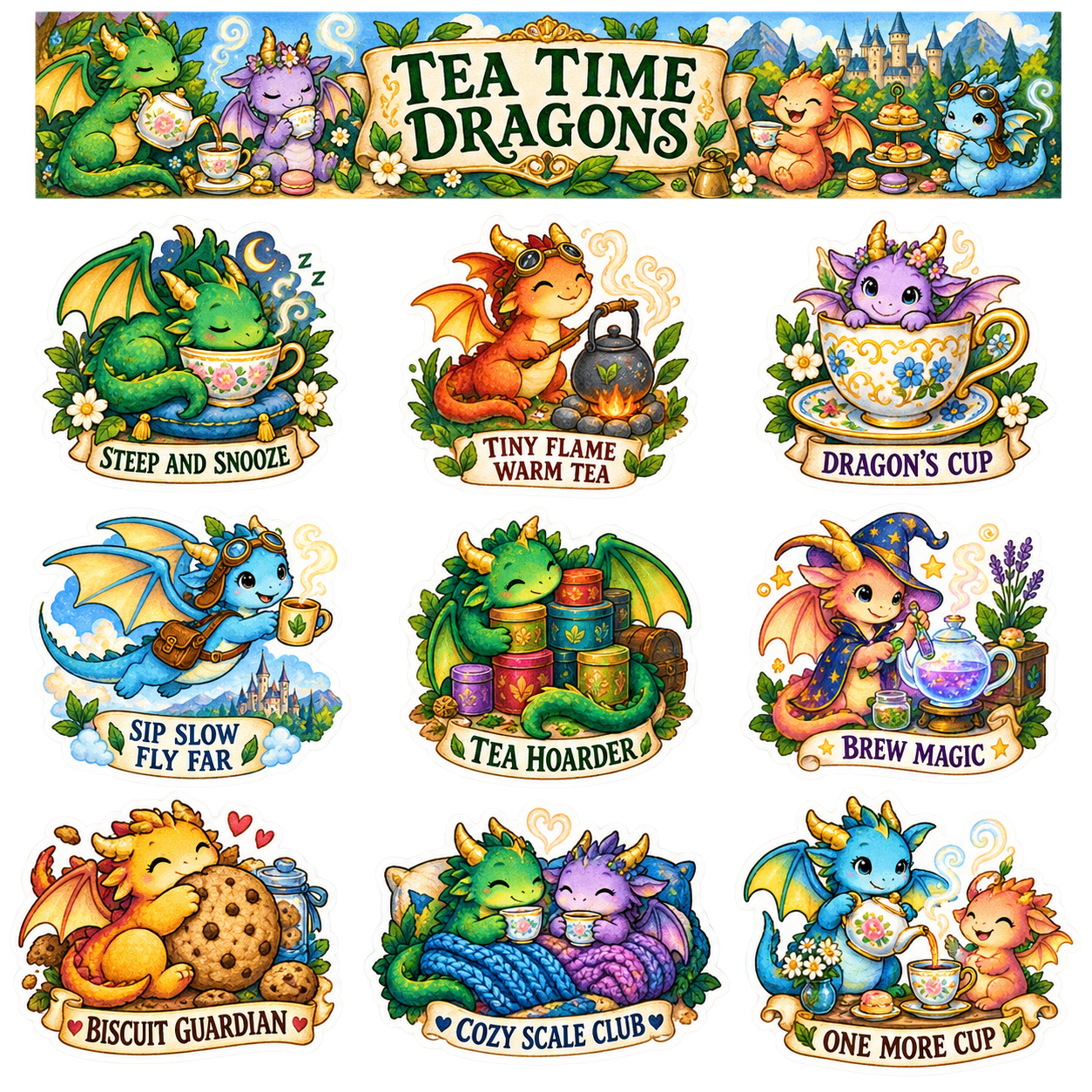 Tea Time Dragons - image 1