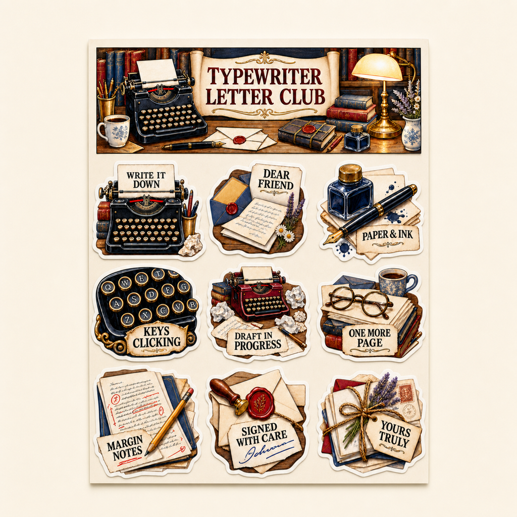 Typewriter Letter Club - image 1