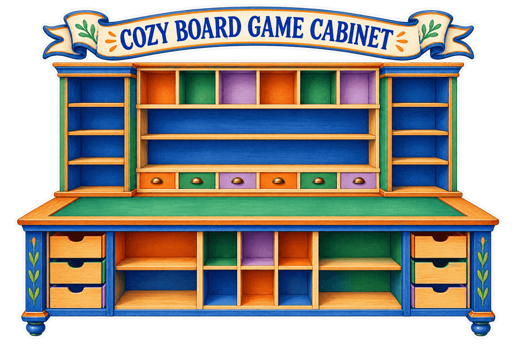 Cozy Board Game Cabinet - image 1