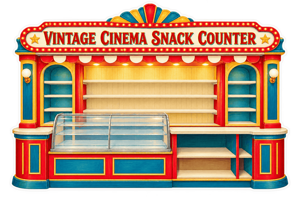 Vintage Cinema Snack Counter - image 1