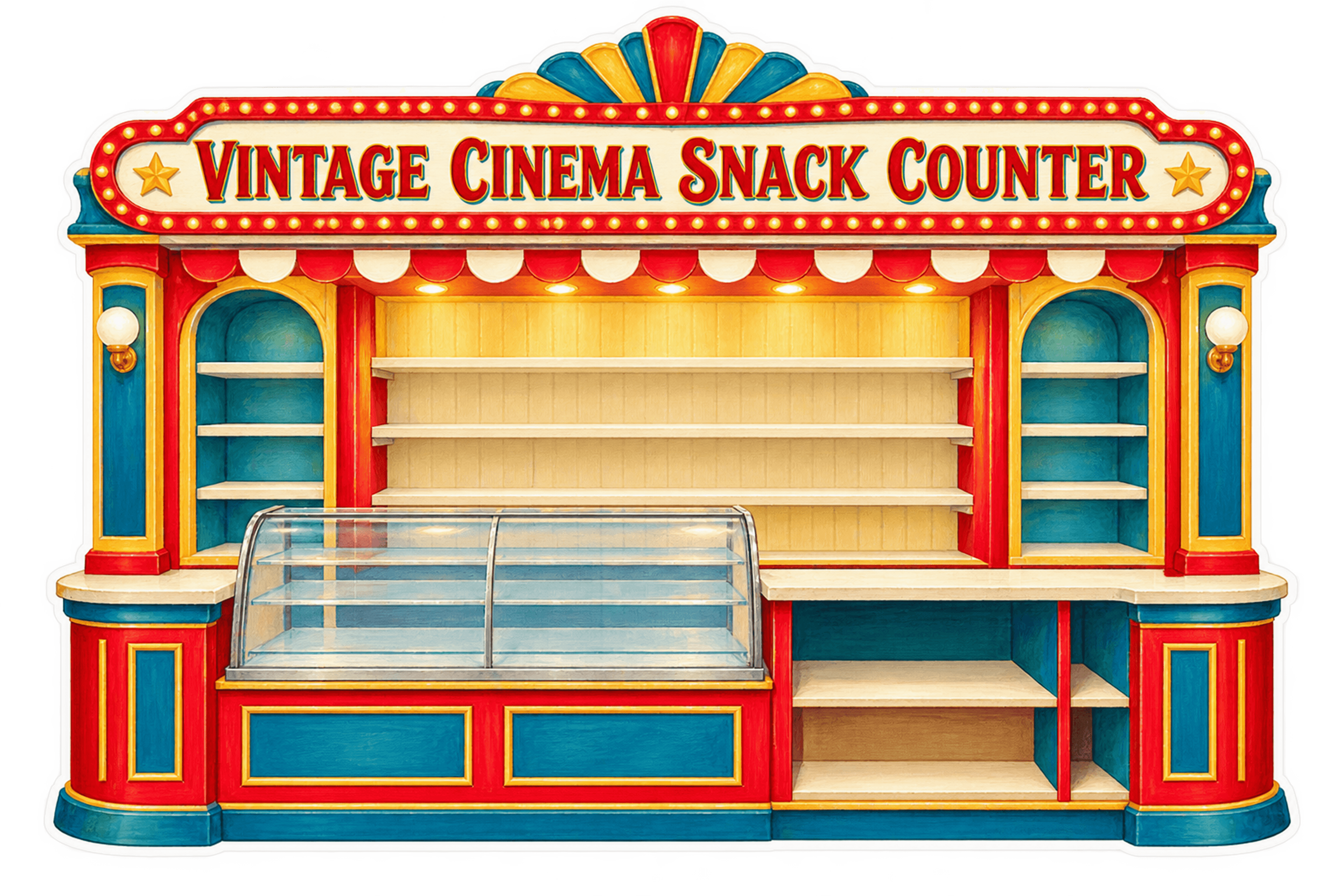 Vintage Cinema Snack Counter - image 1