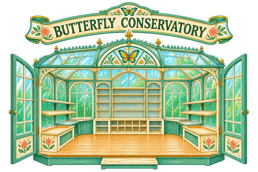 Butterfly Conservatory Cabinet - image 1