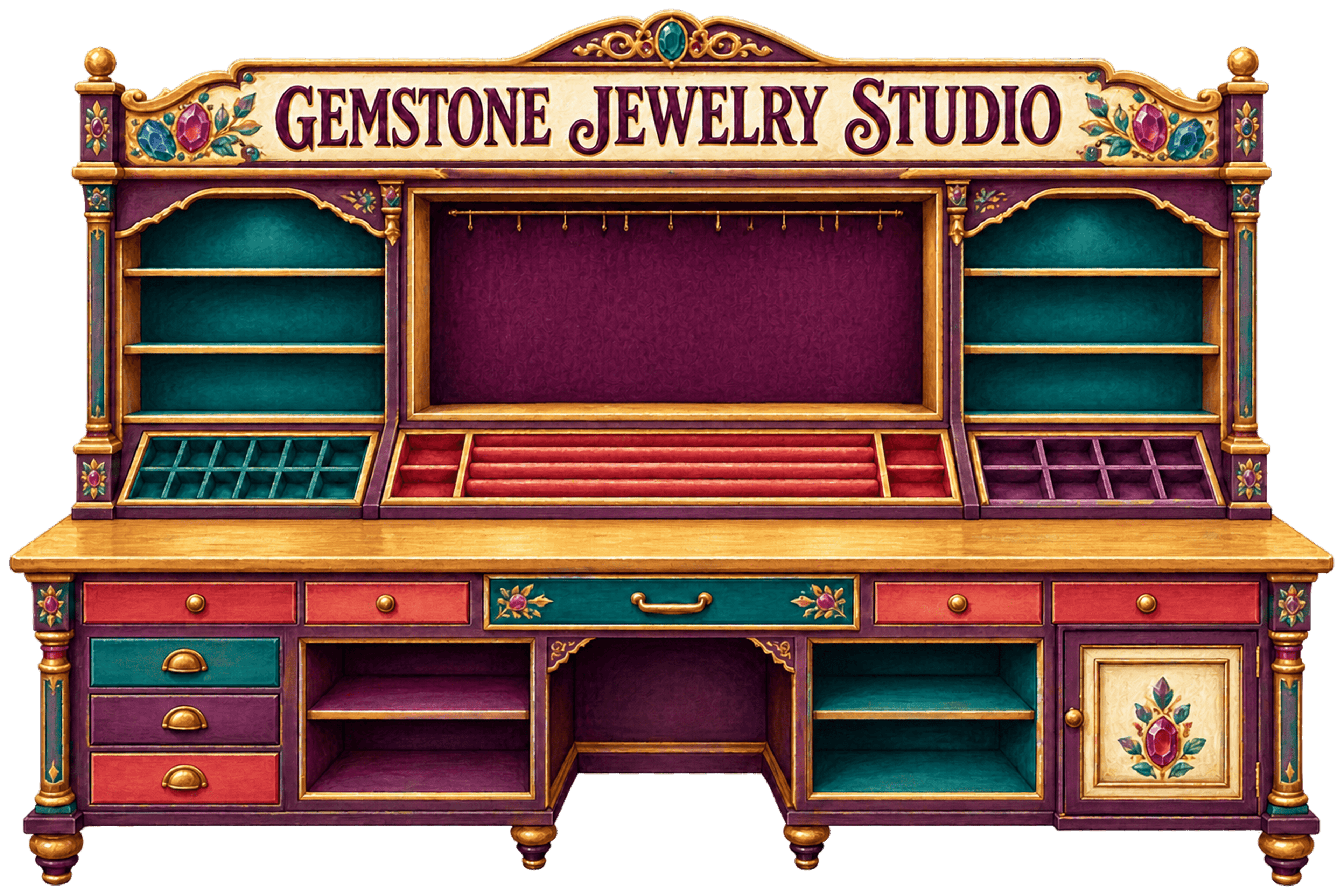 Gemstone Jewelry Design Bench - image 1