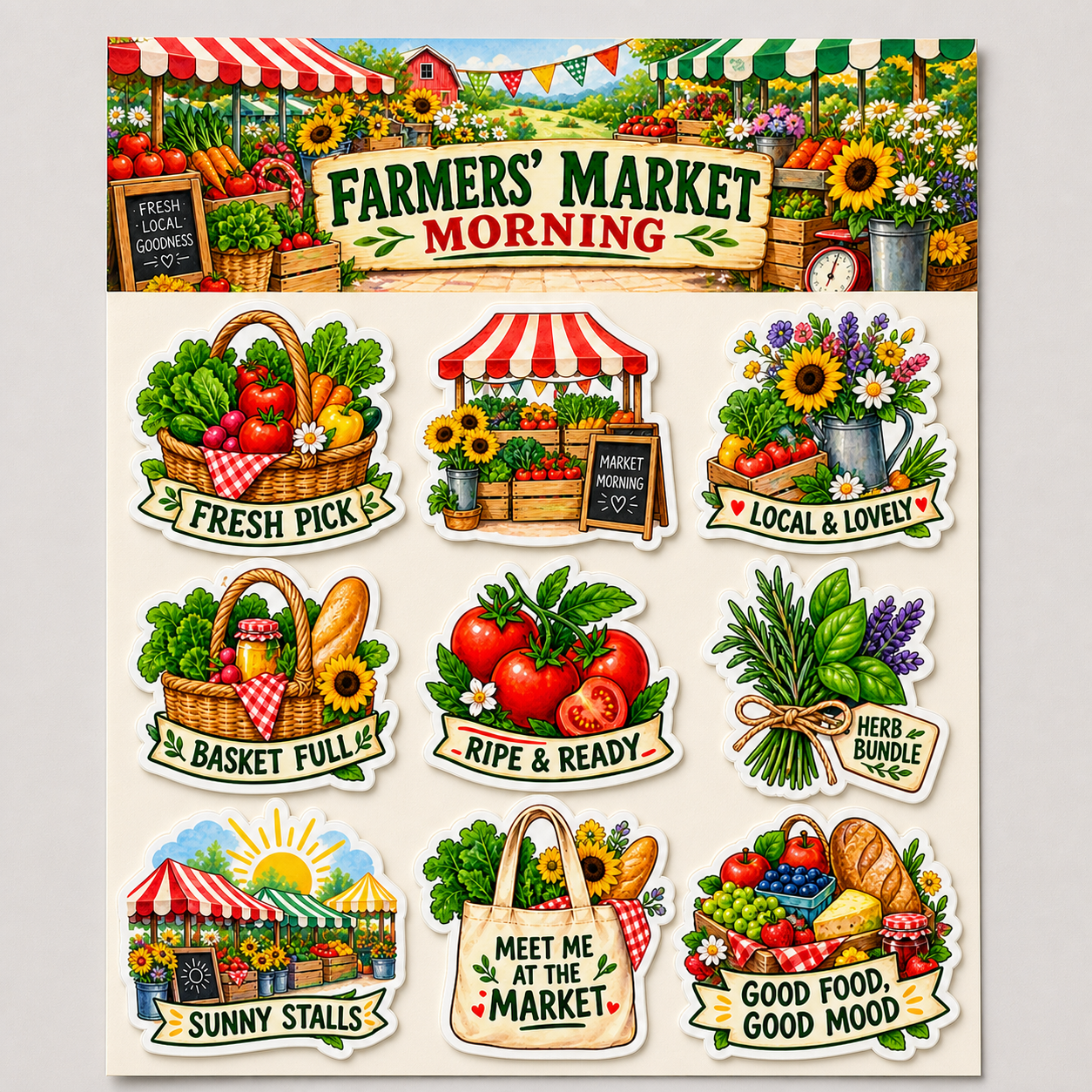 Farmers Market Morning - image 1