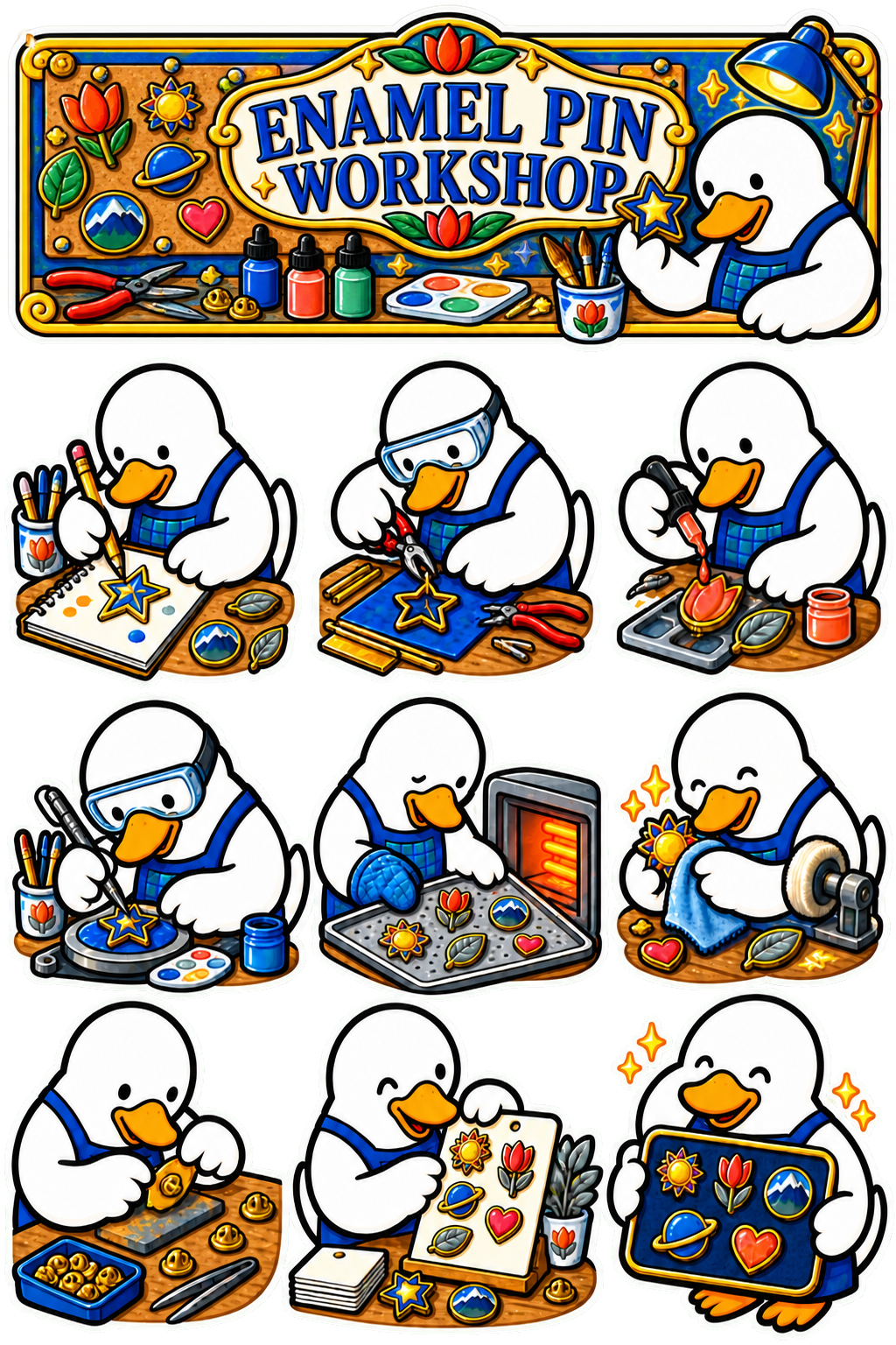 Enamel Pin Workshop - image 1