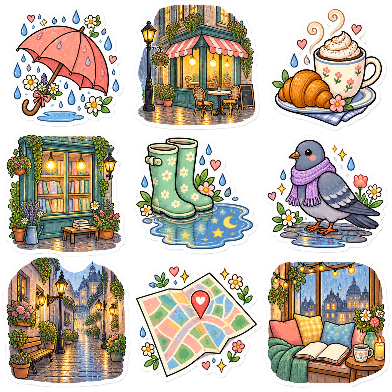 Rainy City Cafe Walk - image 1
