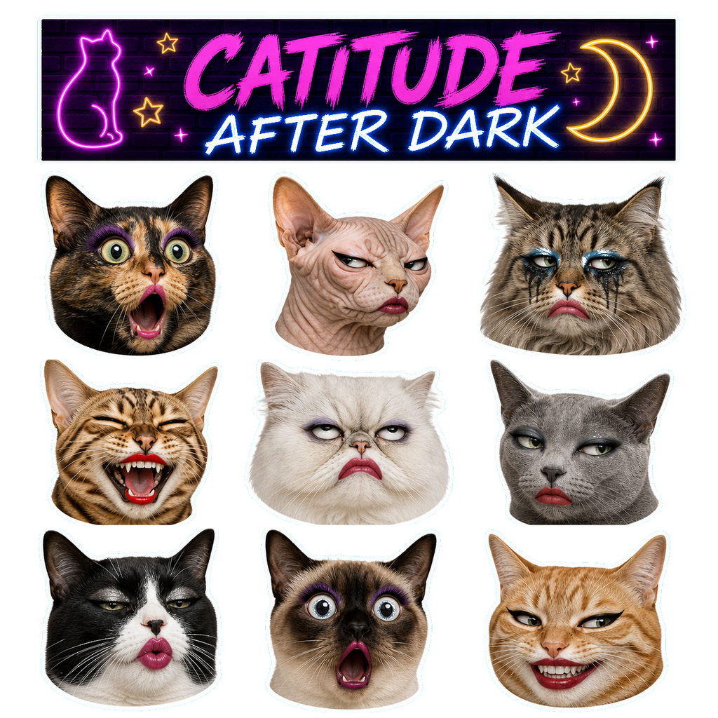 Exaggerated Cat Faces - image 2