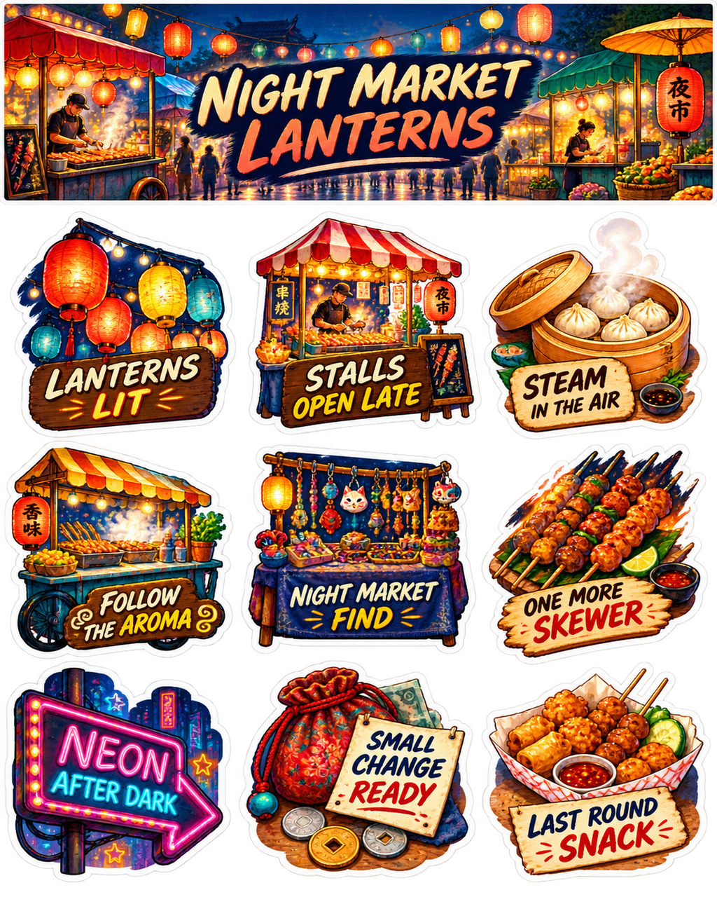 Night Market Lanterns - image 2