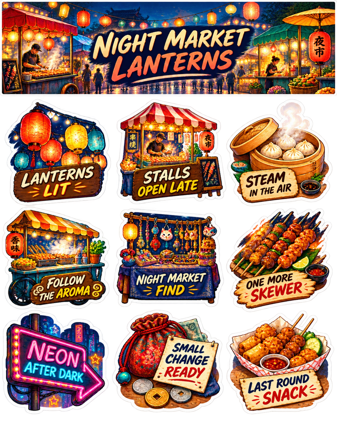 Night Market Lanterns - image 2