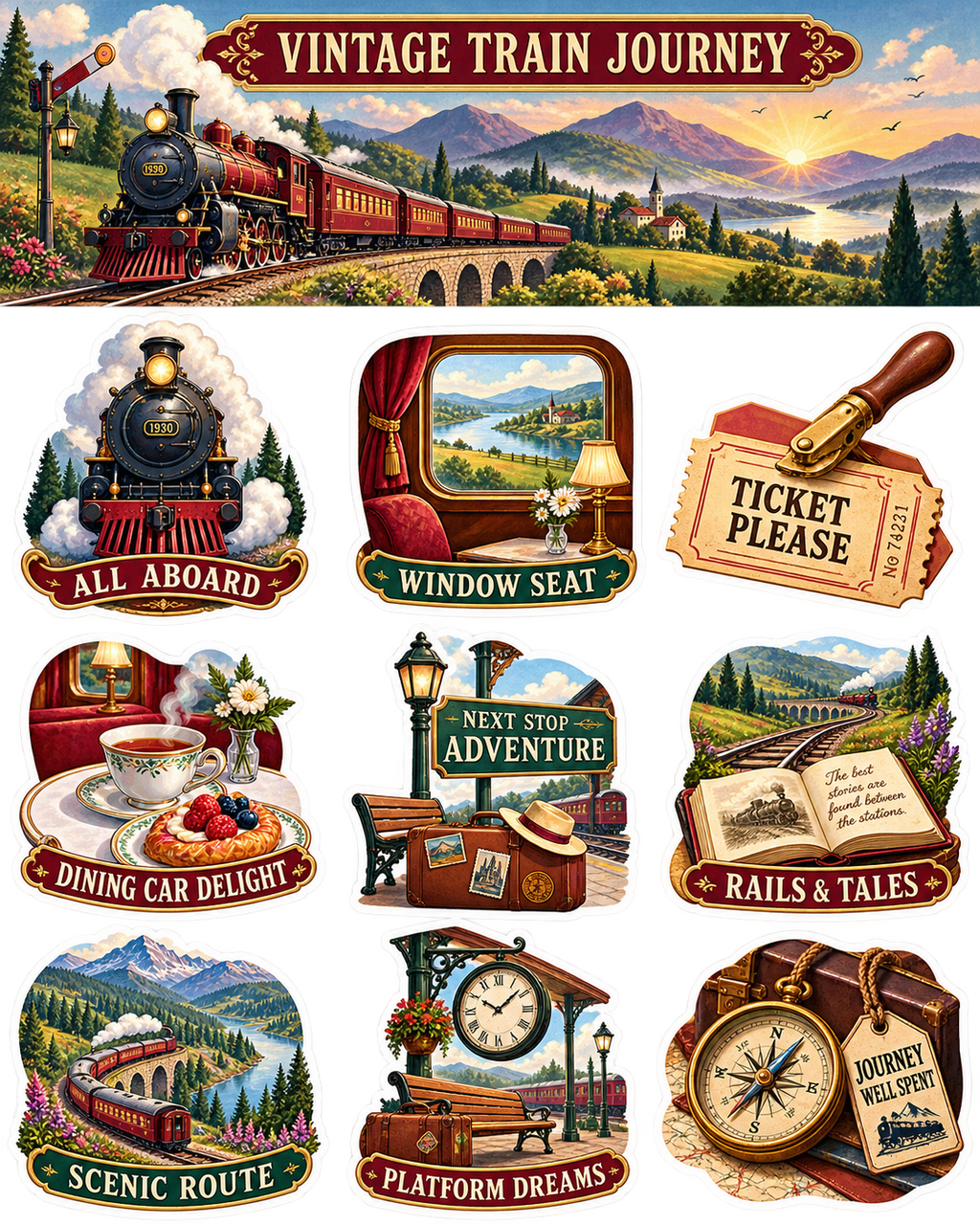 Vintage Train Journey - image 2