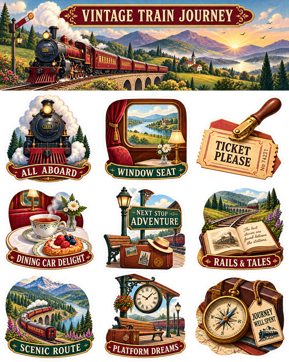 Vintage Train Journey - image 2