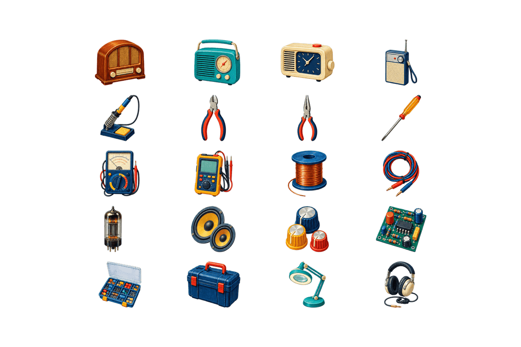 Retro Radio Repair Bench - image 2