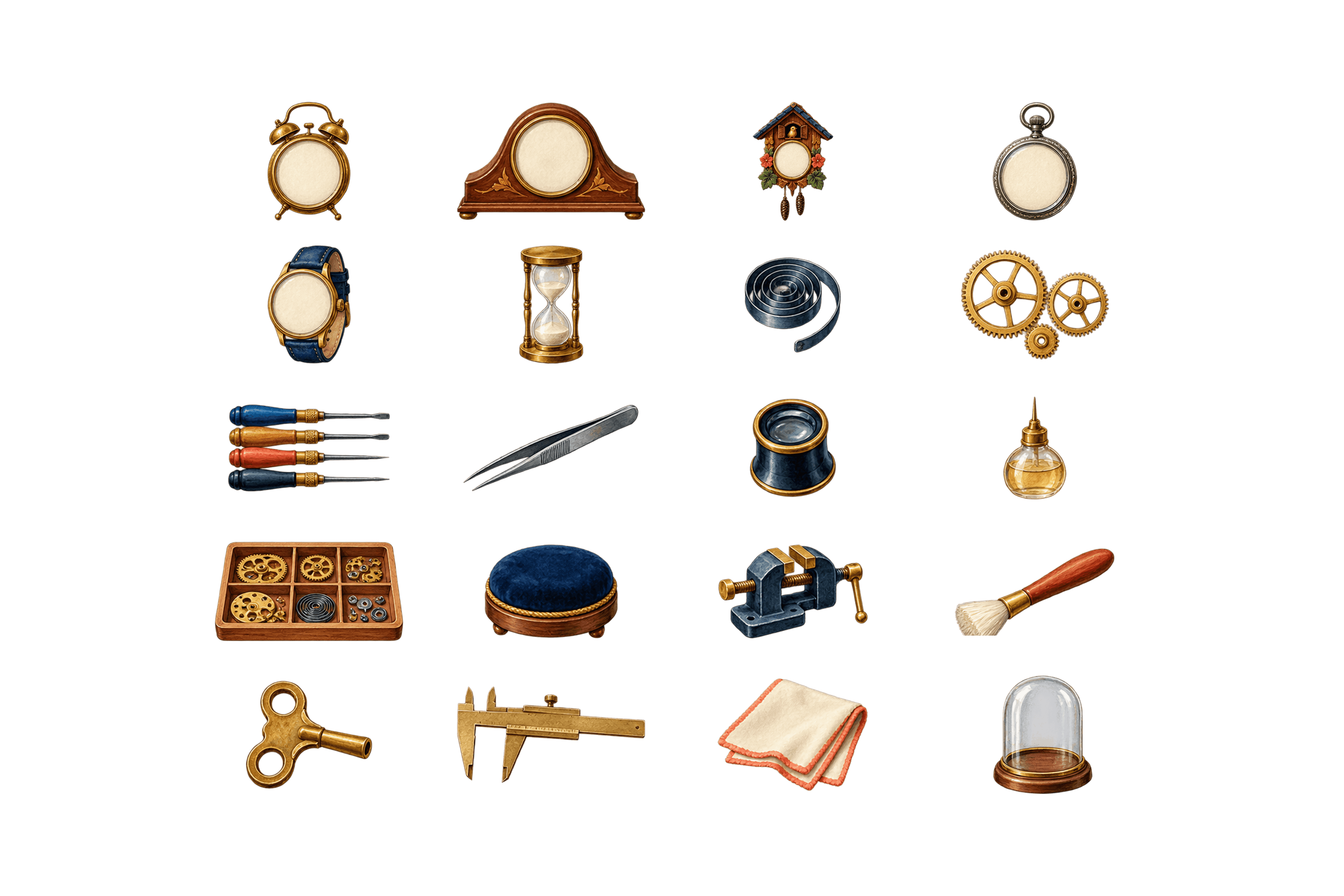 Vintage Clockmaker Workbench - image 2