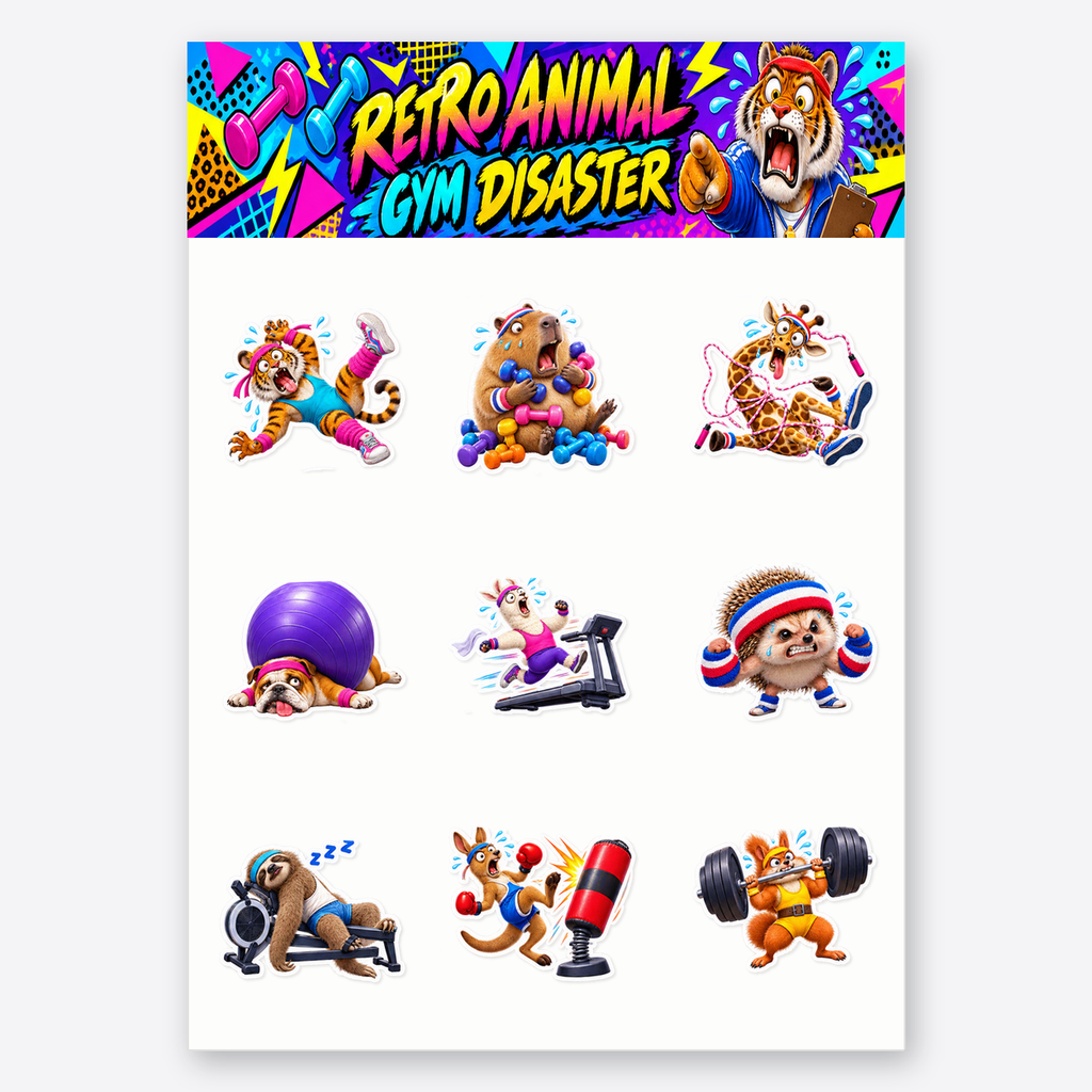 Retro Animal Gym Disaster - image 2