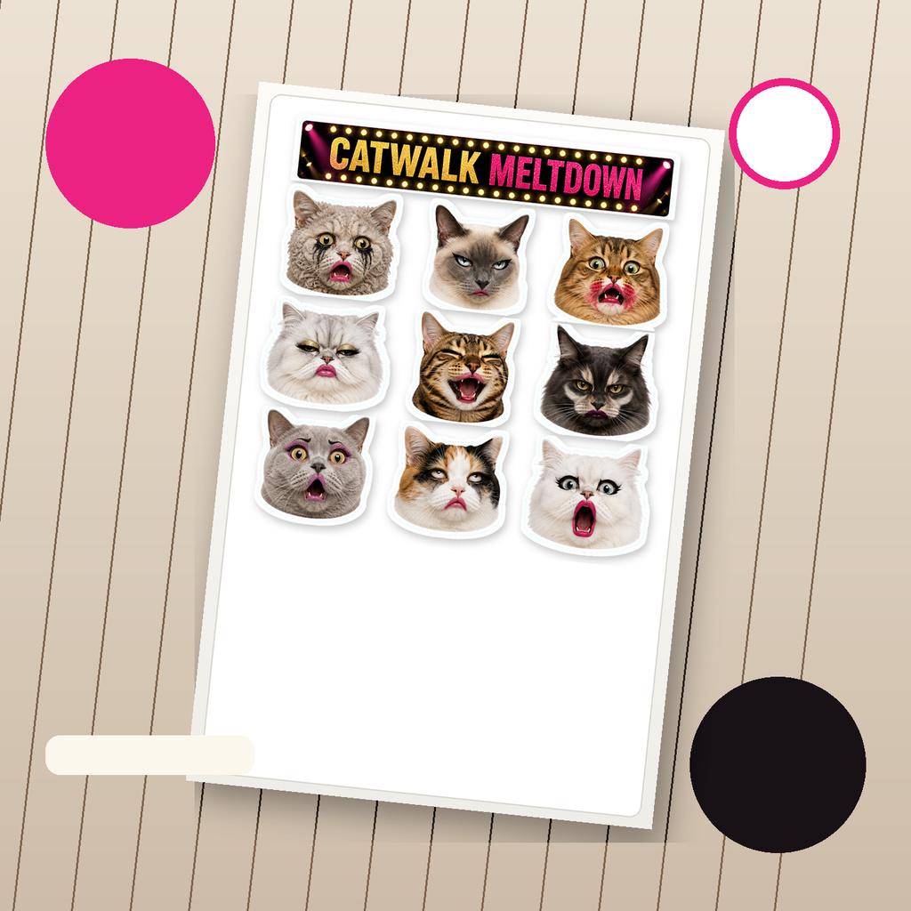 Exaggerated Cat Faces - image 3