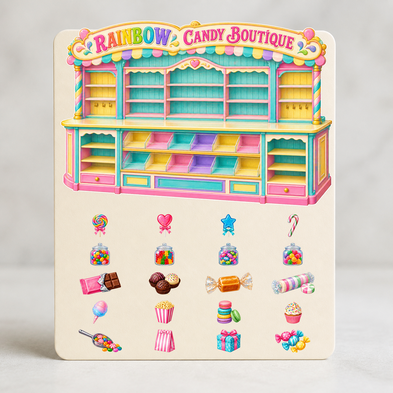 Rainbow Candy Boutique Cabinet - image 3