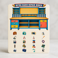Retro Radio Repair Bench - image 3