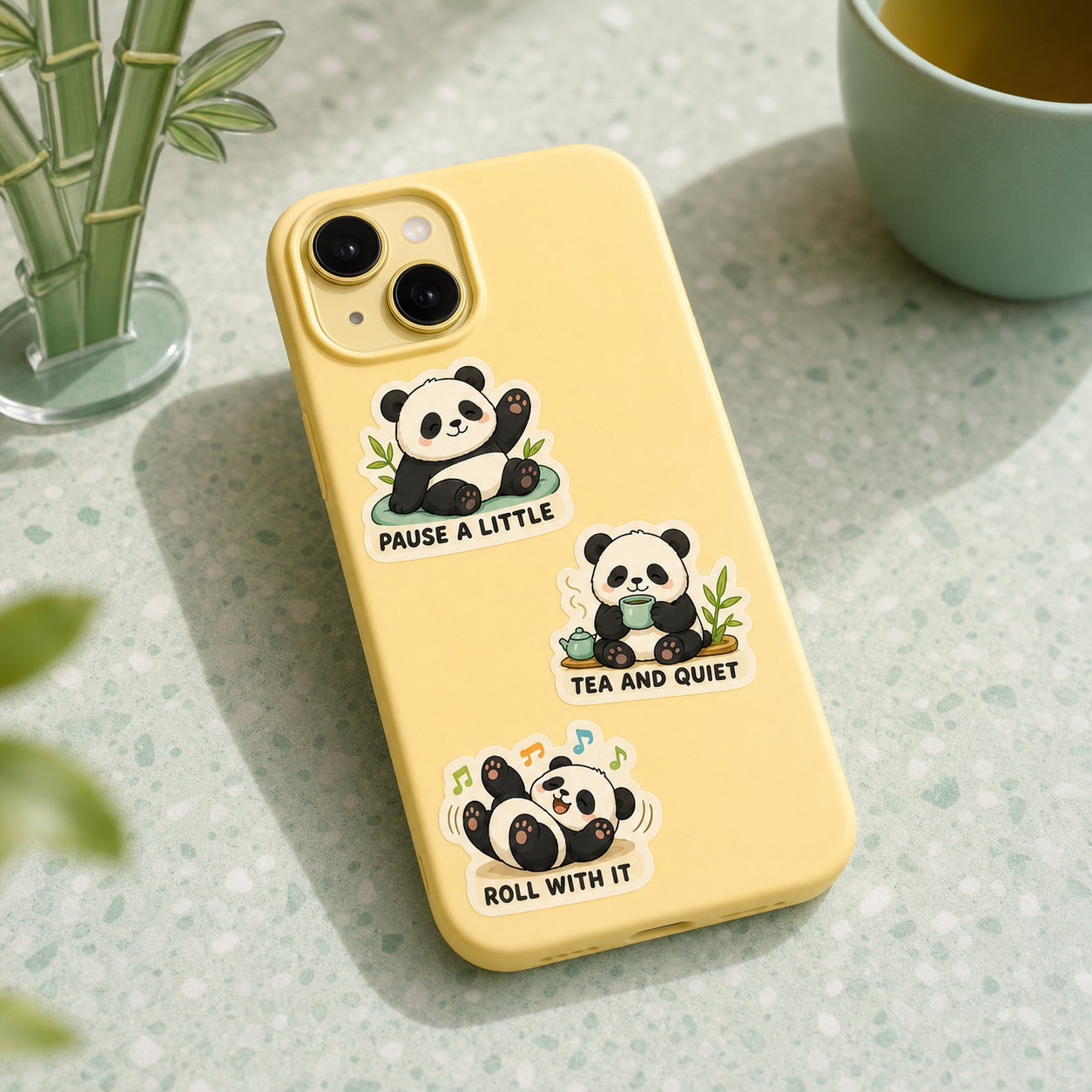Panda Pause Club Sticker Pack