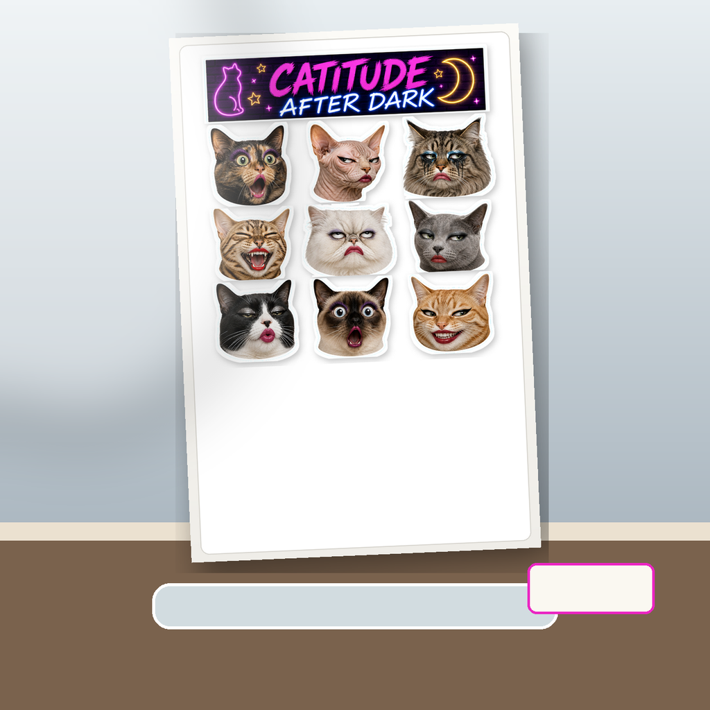 Exaggerated Cat Faces - image 4
