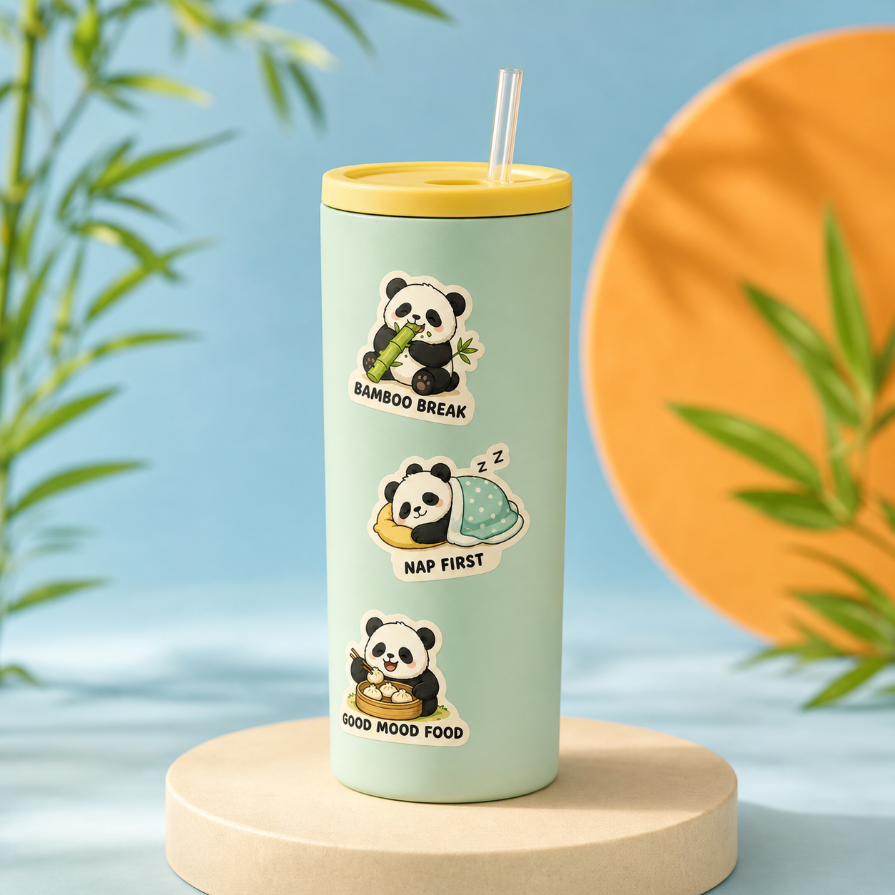 Panda Pause Club Sticker Pack