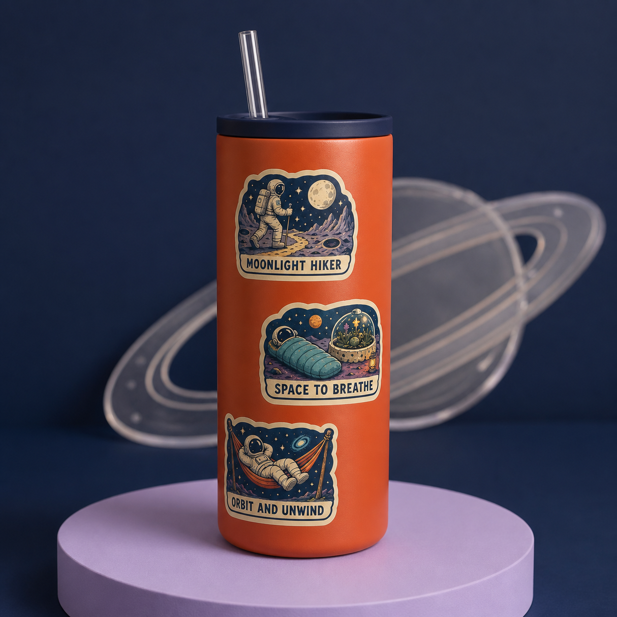 Cosmic Campout Space Sticker Pack