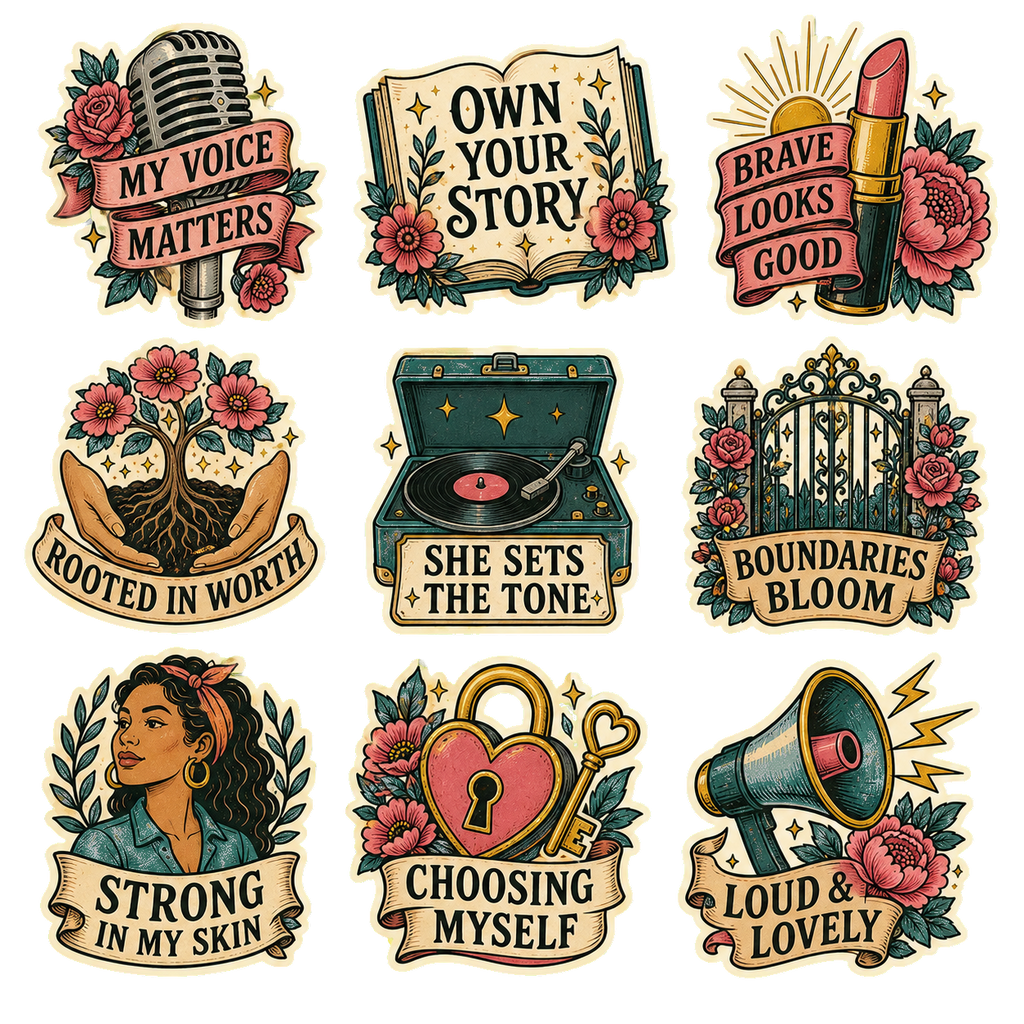 Vintage sticker pack product image 5