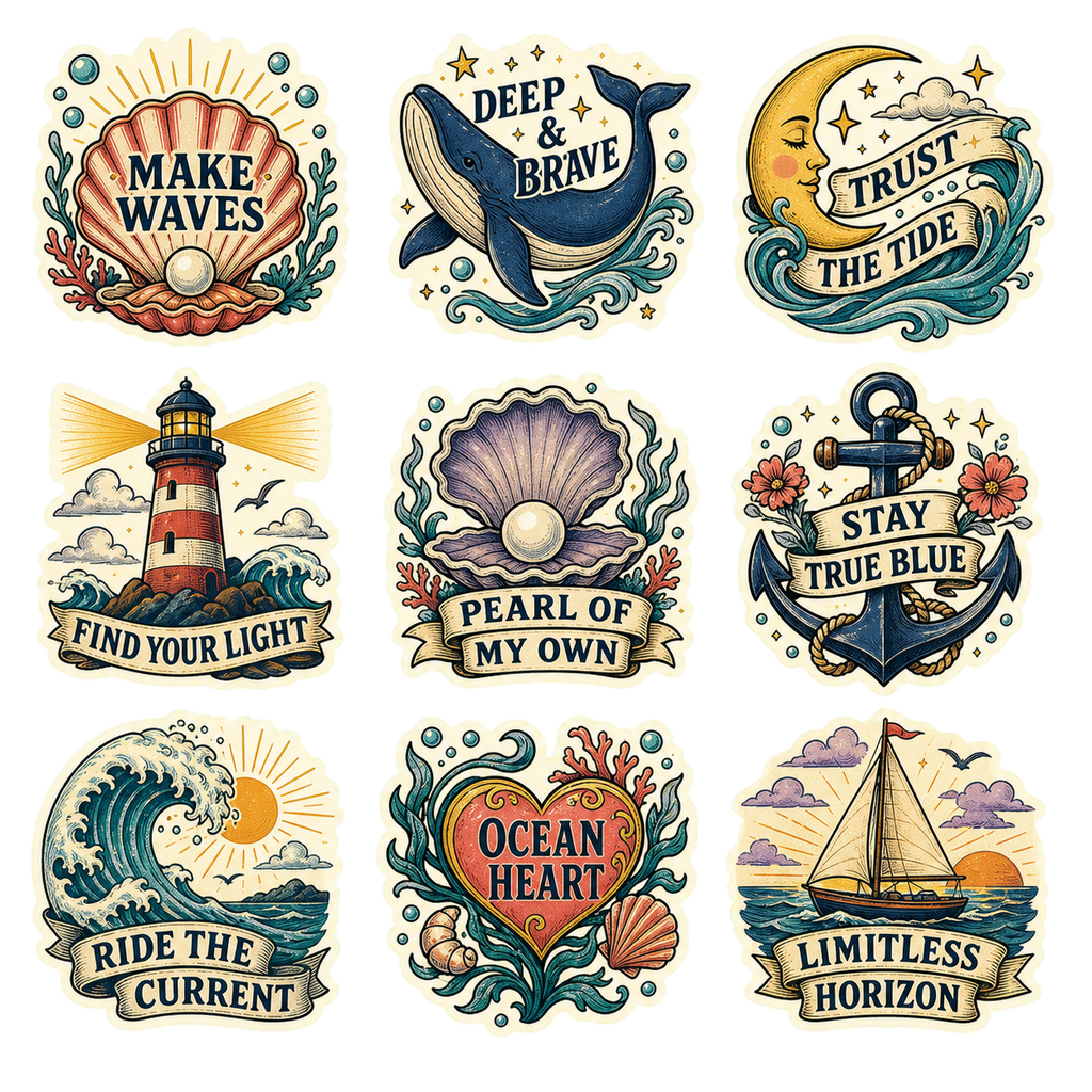 Ocean sticker pack product image 5
