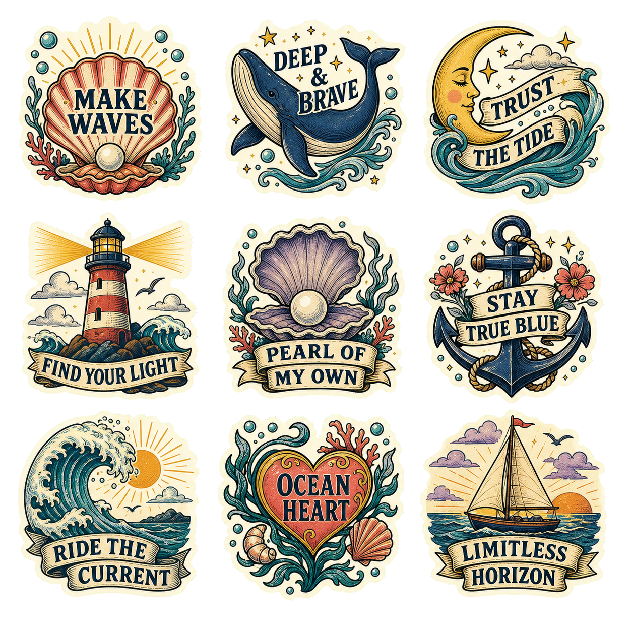 Ocean sticker pack product image 5