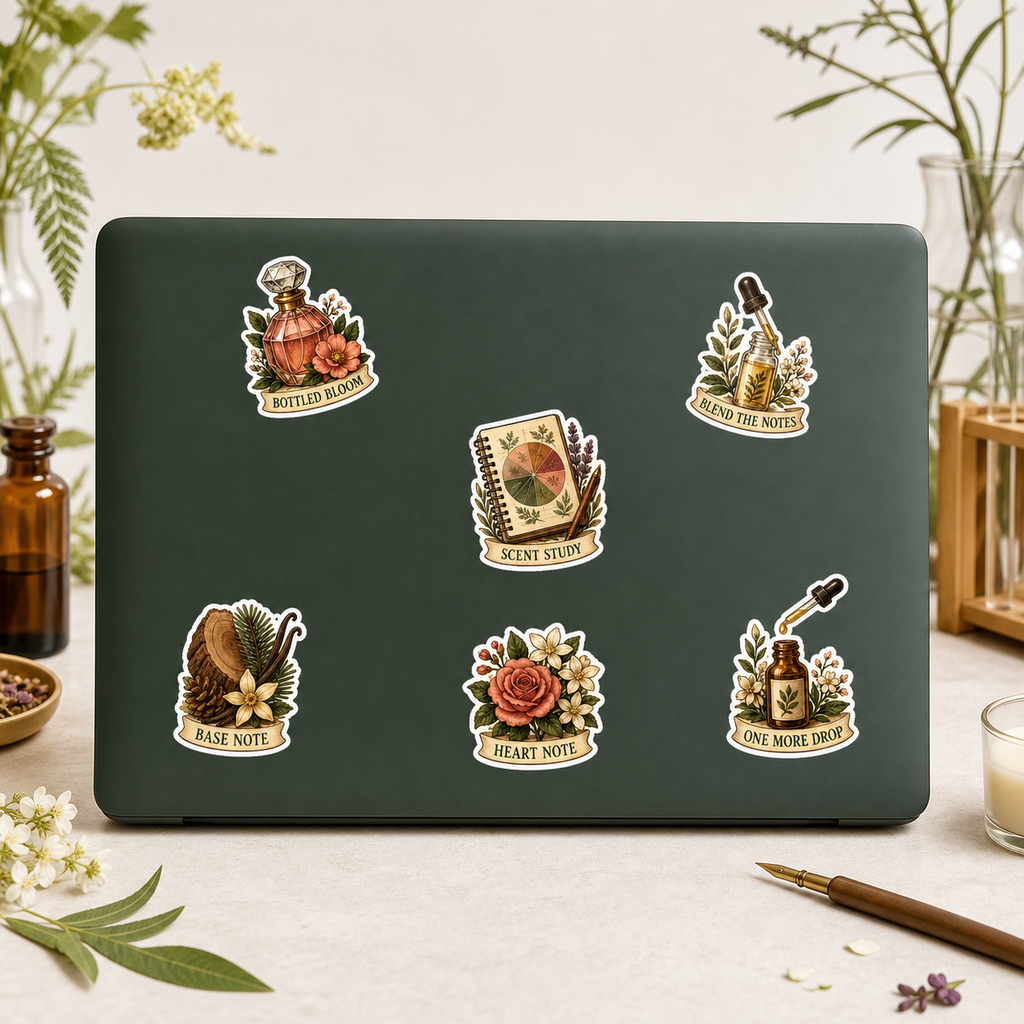 Botanical Perfume Lab Sticker Pack