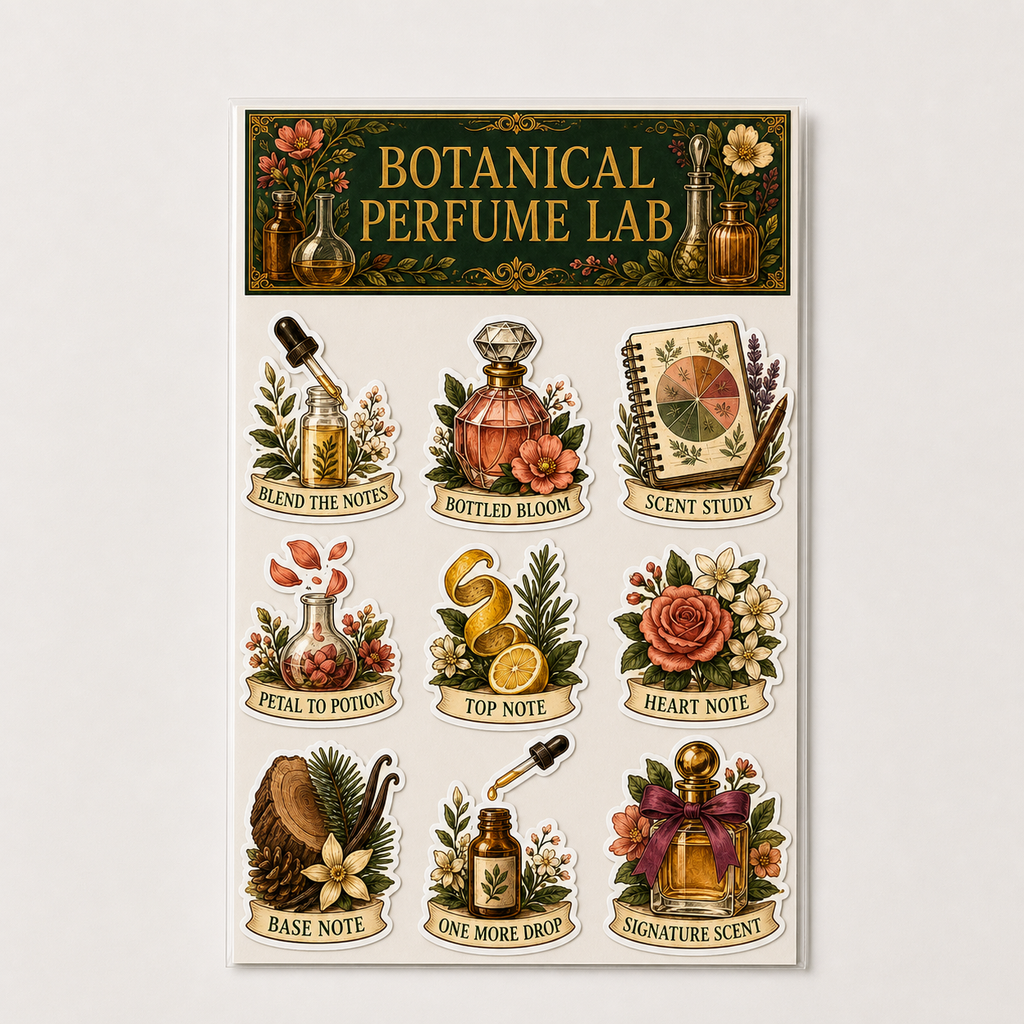 Botanical Perfume Lab Sticker Pack