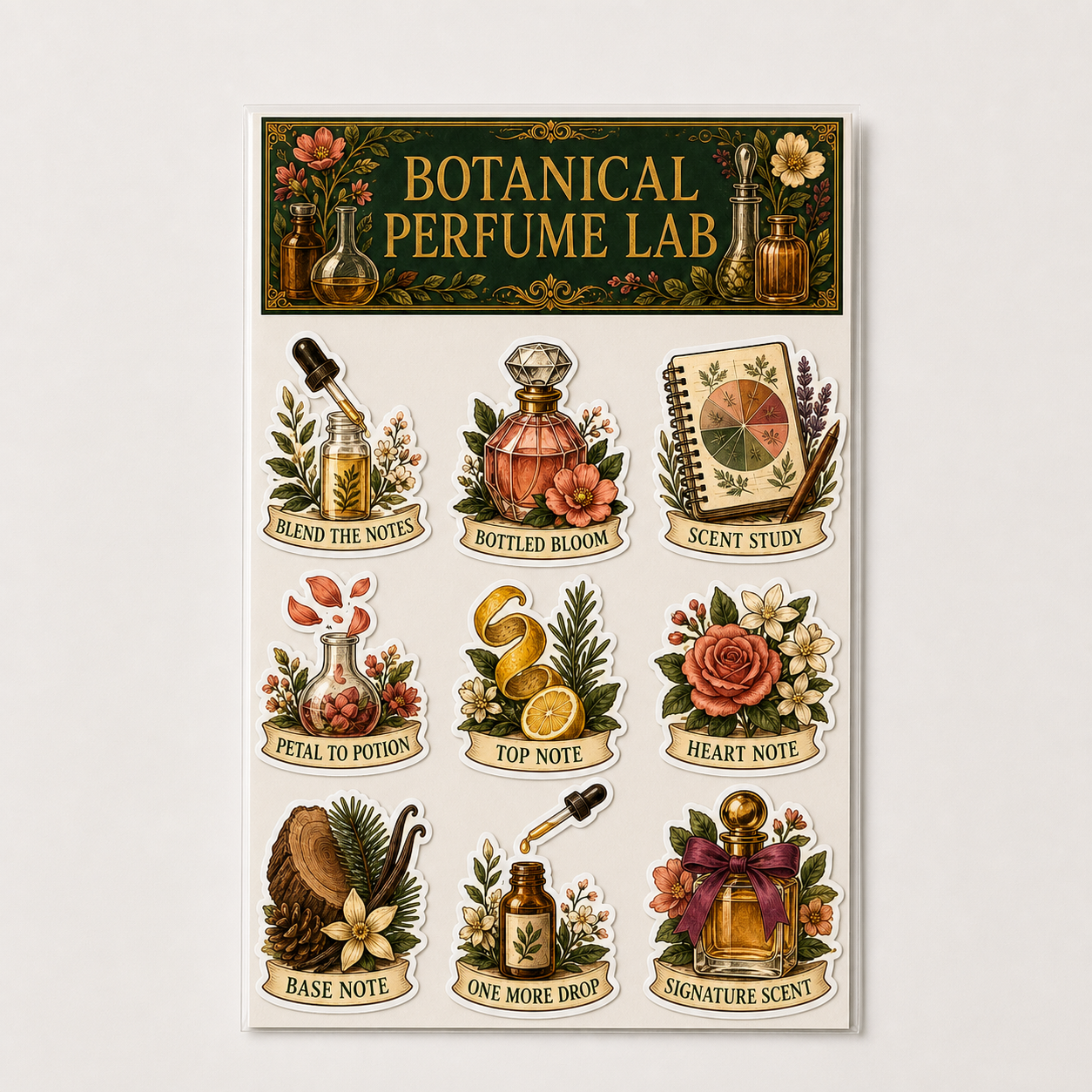 Botanical Perfume Lab Sticker Pack