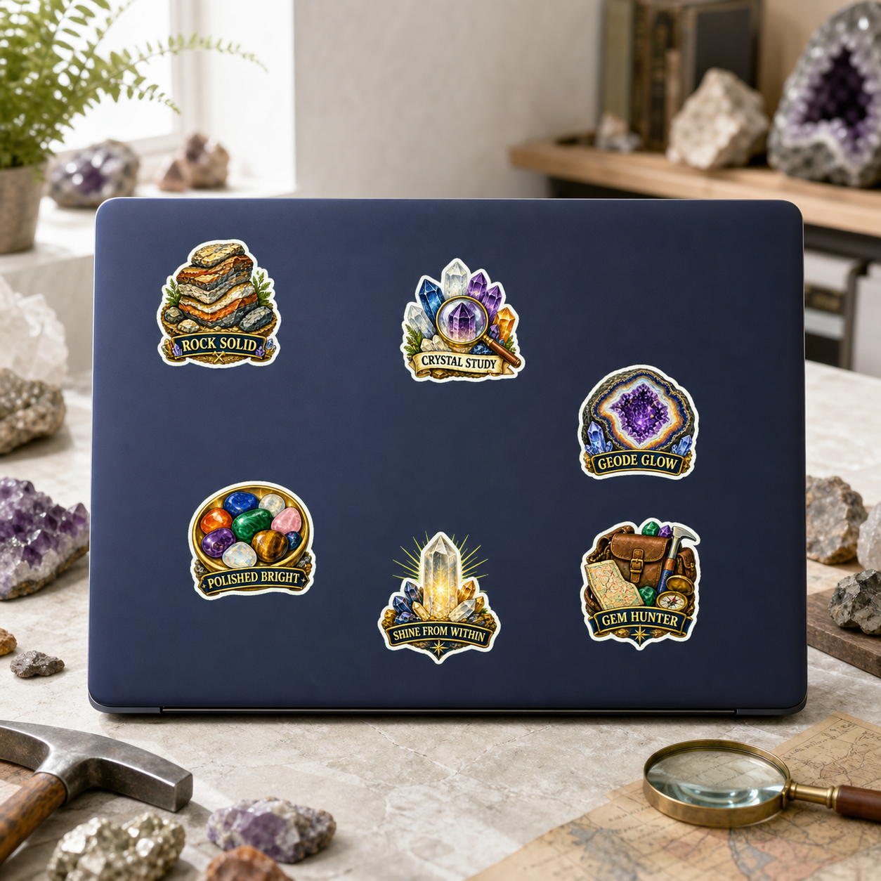 Mineral & Gem Lab Sticker Pack
