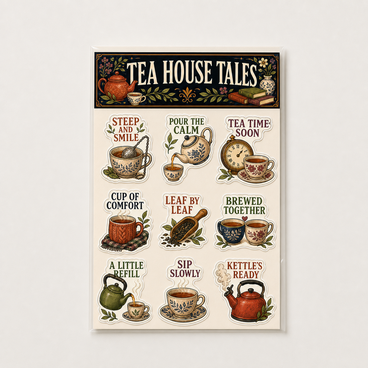 Tea House Tales Sticker Pack