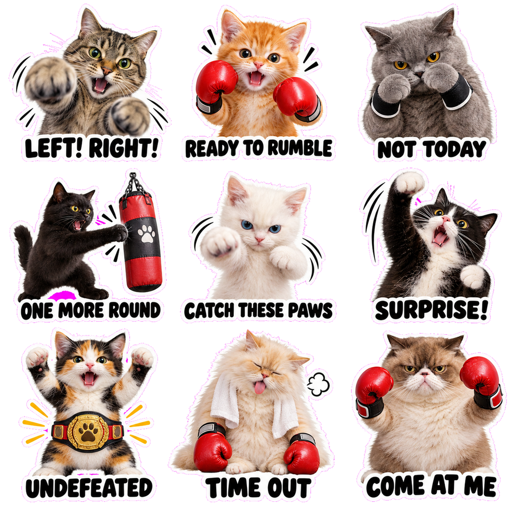 Boxing Cat