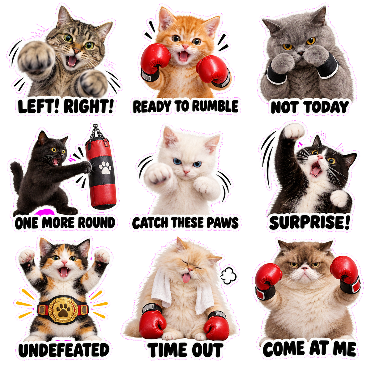 Boxing Cat