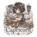 Capricorn Girl Sticker