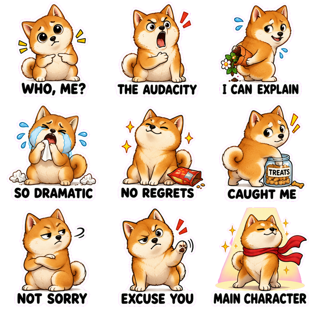 Dramatic Shiba