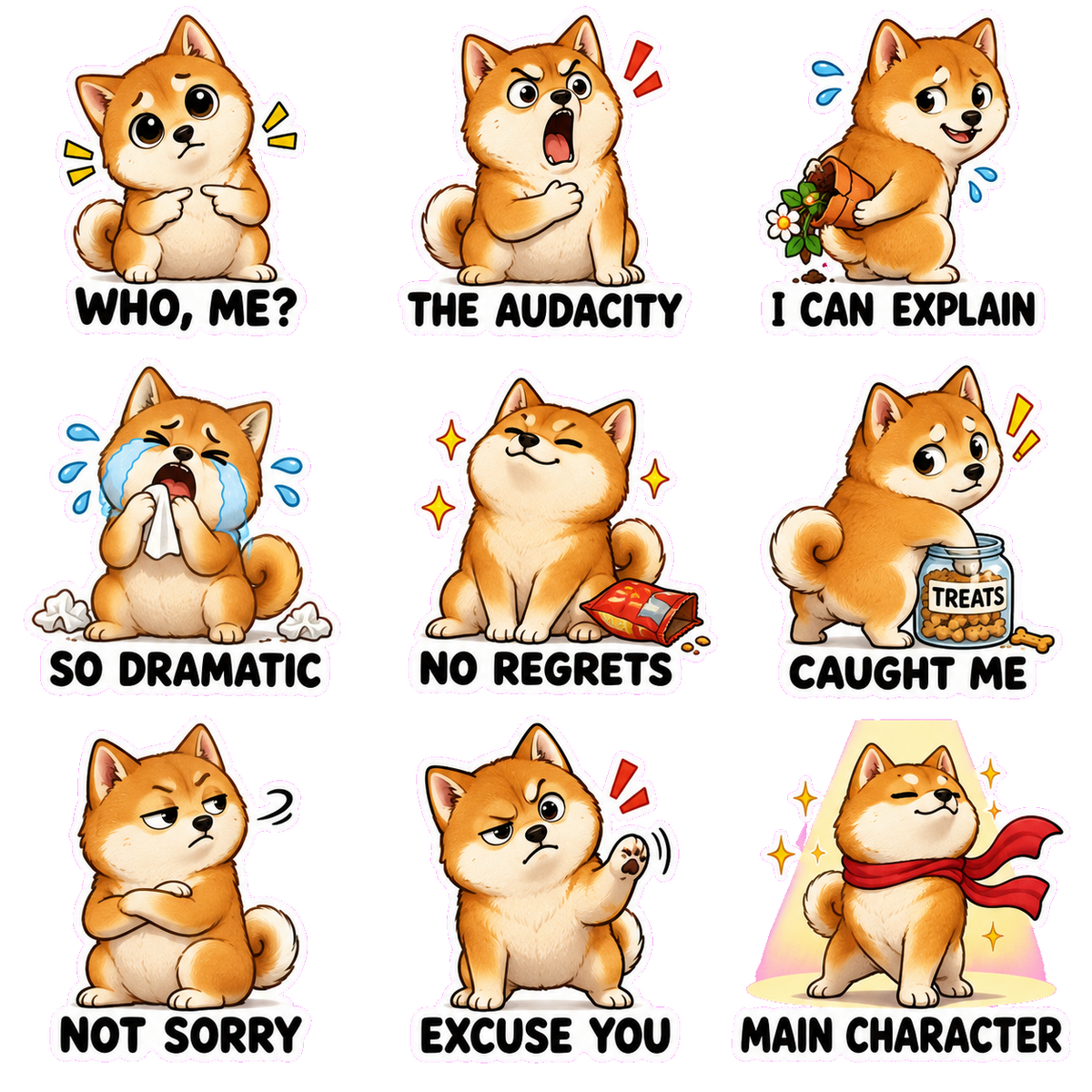 Dramatic Shiba