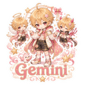 Gemini Boy Sticker