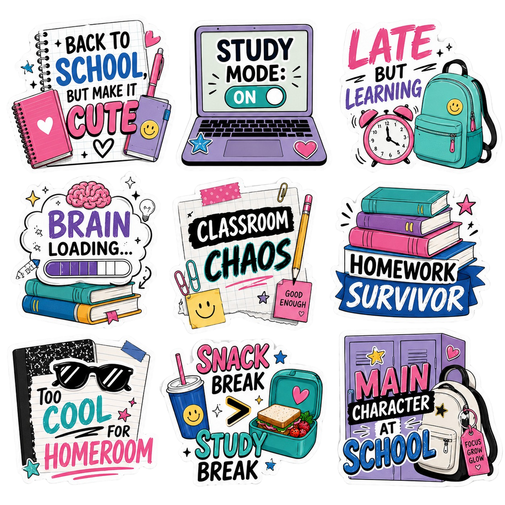 Back-to-School Sticker Pack