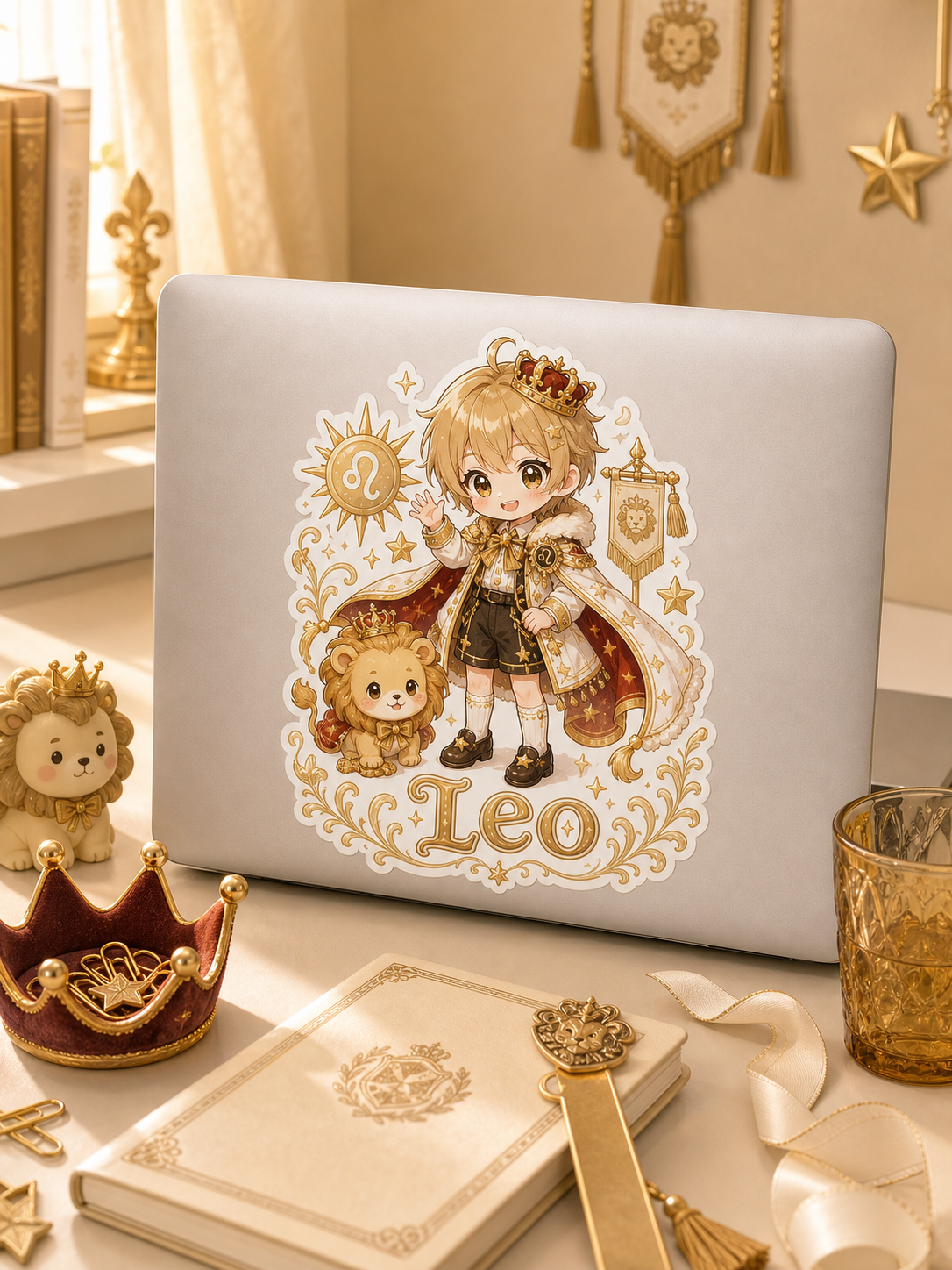 Leo Boy Sticker