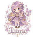 Libra Girl Sticker