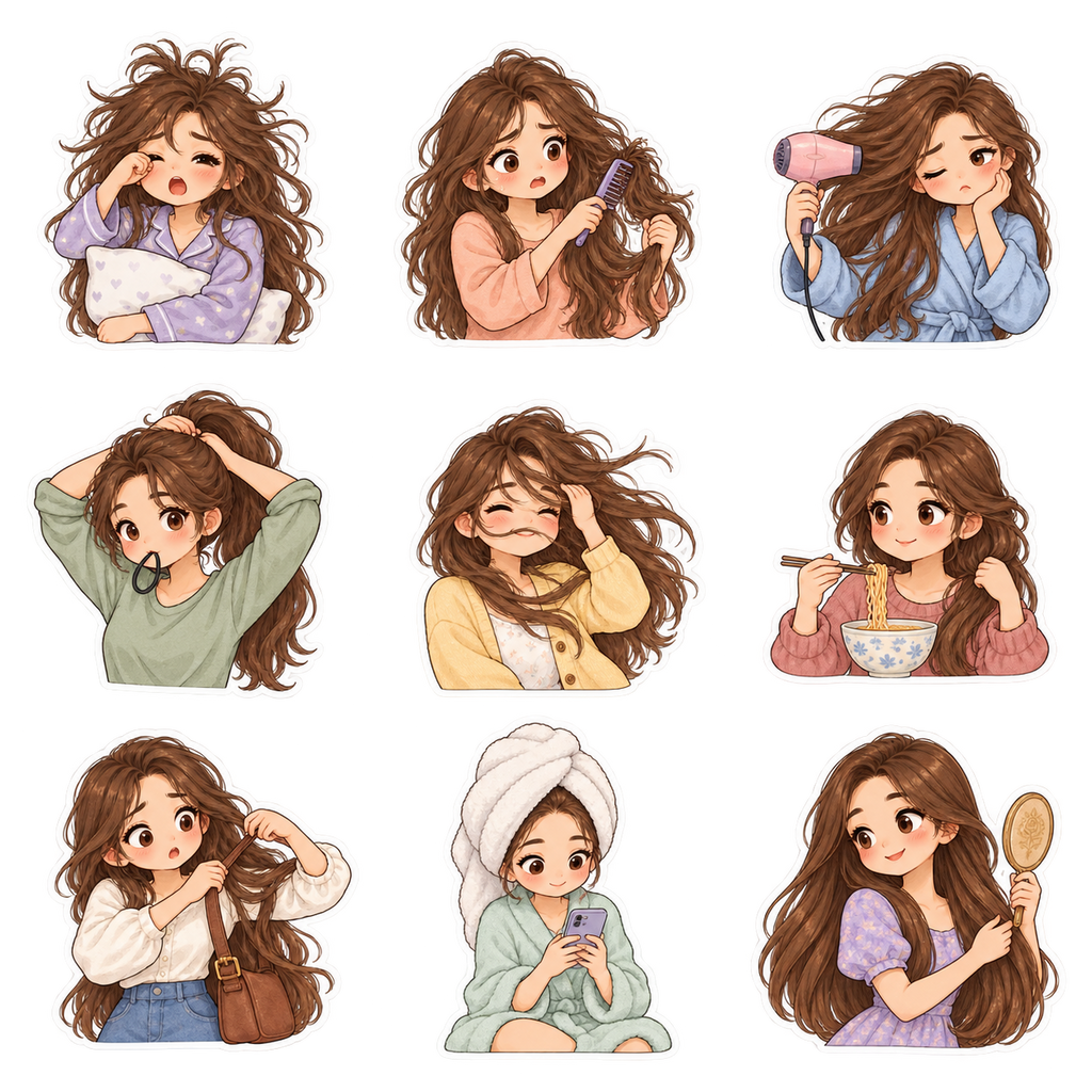 Long Hair Daily Life