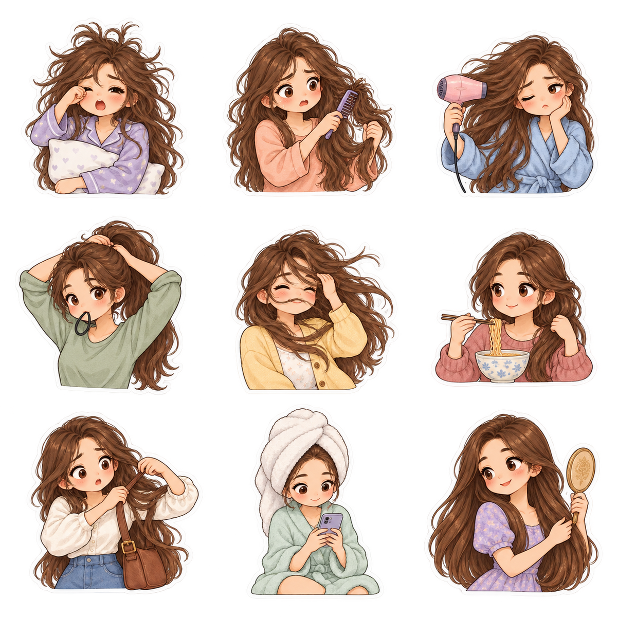 Long Hair Daily Life
