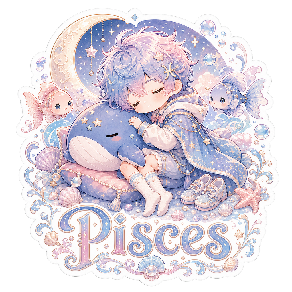 Pisces Boy Sticker