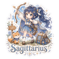 Sagittarius Girl Sticker