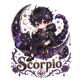 Scorpio Boy Sticker